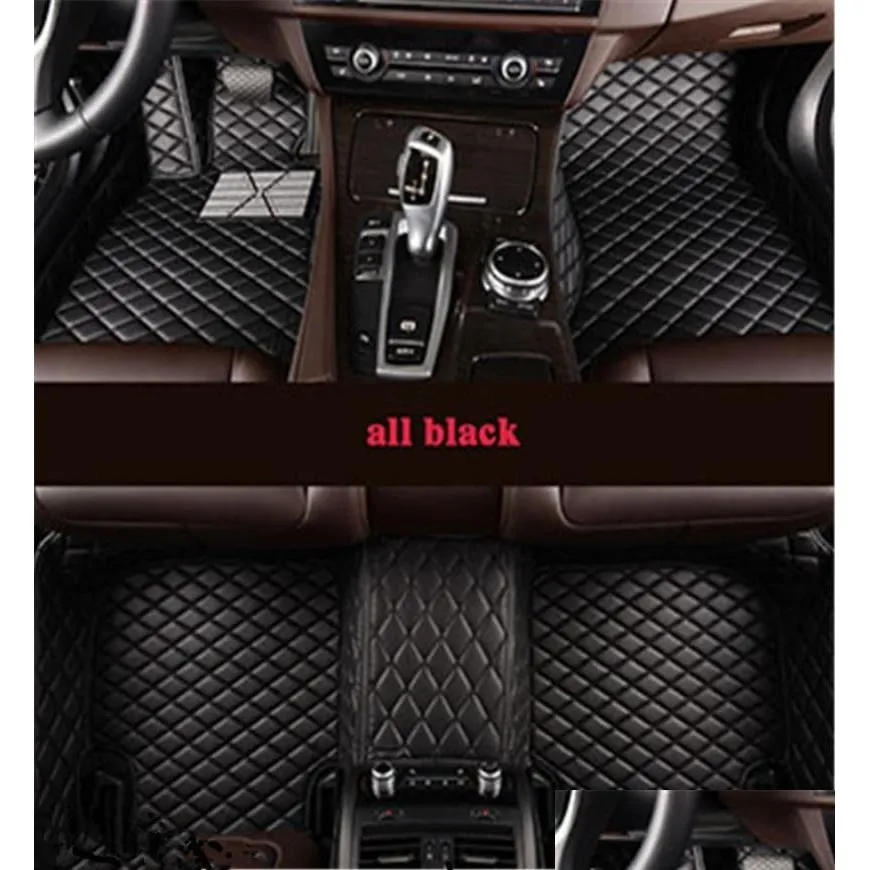 Tapetes de chão Tapetes de carro personalizados para A3 Sportback A1 8Kx A2 8P Limousine conversível A4 A6 Q2 Q3 Q5 Q73667563 Entrega direta Automobil Otzgi