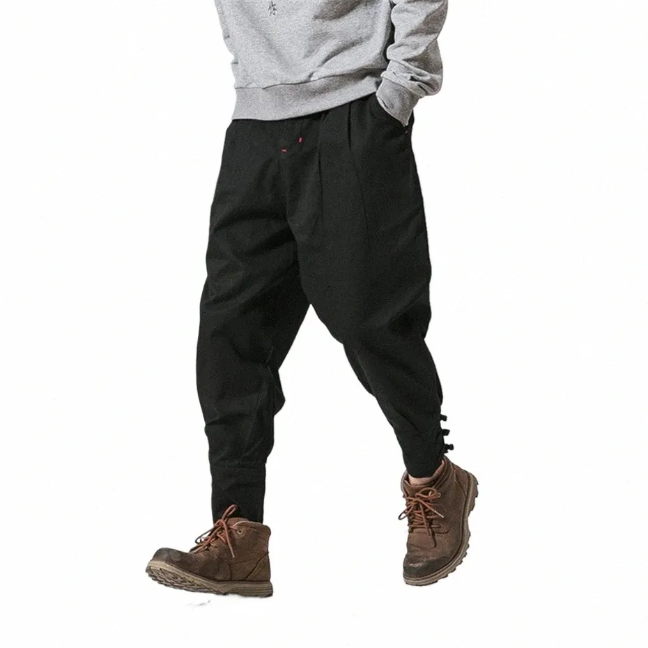 jogger Pants Men Sweatpants Pencil Pants Fi Casual Elastic Waist Trousers Male Harajuku Pants Navy Black X40L#