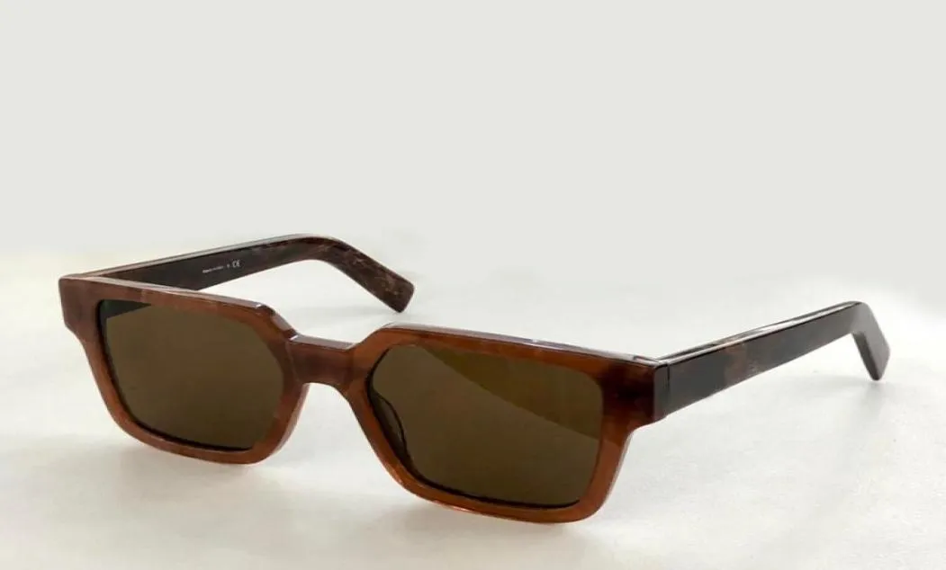 Occhiali da sole da sole da uomo marmo marrone cornice ombreggiata sonnenbrille uomini fantasia occhiali estivi estivi uv400 occhiali con scatole8195176