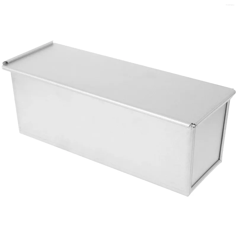 Cuencos Caja para tostadas Molde para pasteles Molde para pan de metal Herramienta para hornear Pan con tapa Suministros para sándwiches