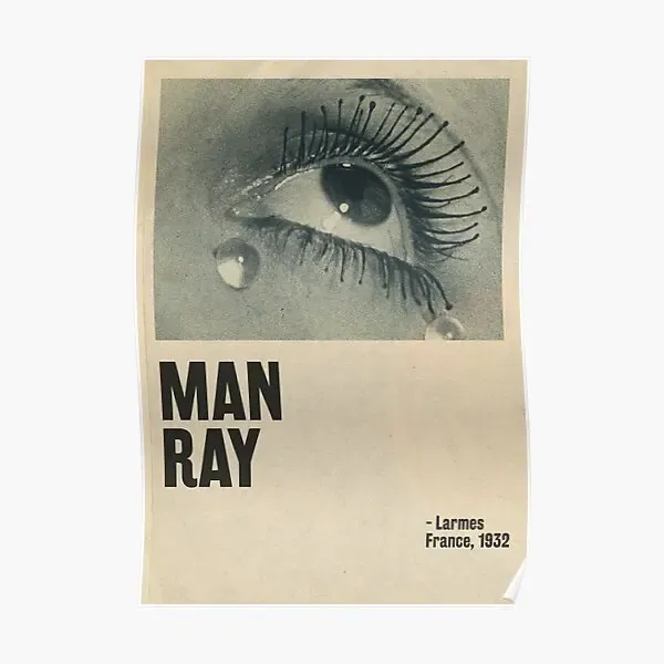 Calligraphy Man Ray Larmes Tears Poster Print Painting Modern Decoration Picture Decor Room Funny Vintage Home Art Mural Wall No Frame