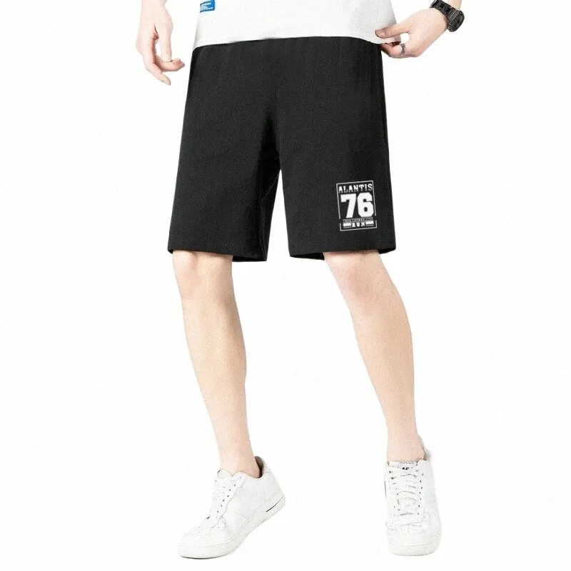 Nya män Summer Casual Shorts Baggy Boardshorts Ice Silk Hate