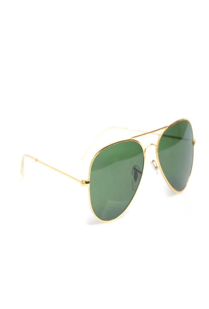 Högkvalitativa herr solglasögon vintage metall gångjärn mode glasögon UV -skydd män eyewears lyx kvinnors glas spegel glas le5403316