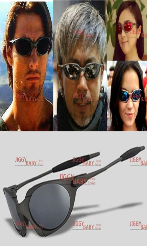 Lunettes de soleil de créateur de marque supérieure Polarisée X Metal Sport Aluminium Ruby Red Men Femmes Rouding Driving Cold Color Mirror Lens High Quality1053861