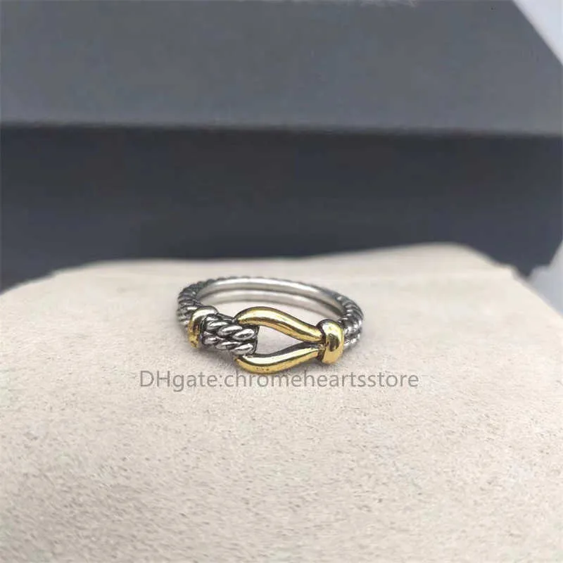 Ring Interlocking X-Shaped Twist Design Rings White Gold Silver Multi-Layered Plated Brass Stack Smycken för kvinnliga gåvor Engagemang Jubileum