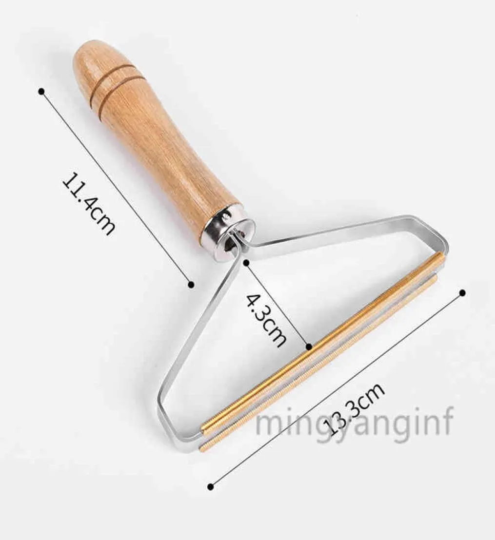 Wooden Portable Lint Remover Clothes Fuzz Shaver Reusable Double Sided Lints Removers Removing Dust MYinf06767686938