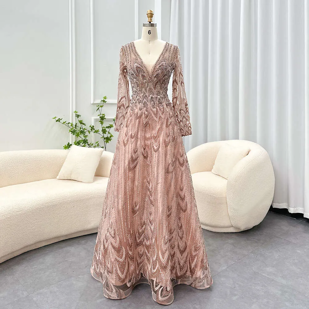 green emerald velvet dress Blush Metallic Organza Mandarin Collar Puff Sleeve Dress  Cloister  Collection