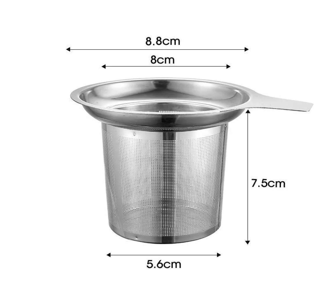 Reusable Stainless Steel Mesh Tea Infuser Tea Strainer Teapot Tea Leaf Spice Filter Drinkware Kitchen Accessories Customizable2438105