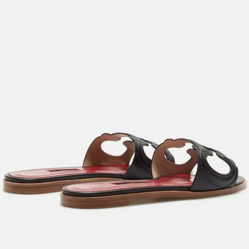 Kvinnors sandaler Öppna tå som inte slipper utomhus tofflor Beach Shoes Fashion Street Women's Casual Shoes Bekväma Home Street Slippers Luxur Design 35-42
