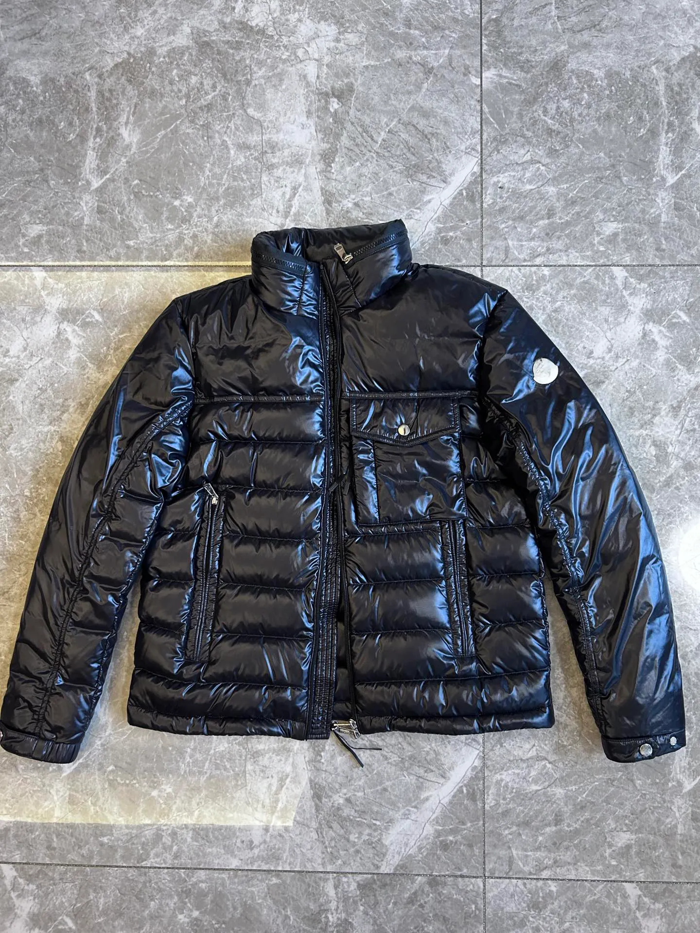 2024 nouveau concepteur hommes hiver doudoune Parkas Salzman Mon France Paris luxe homme à capuche Puffer Mon veste bouffante recadrée M2306 Mens New Thin Black