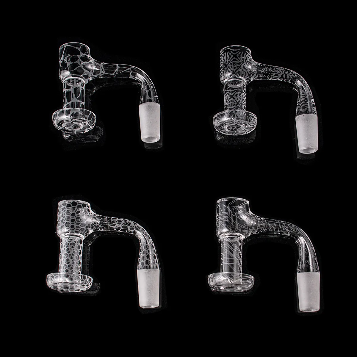 20mm OD entièrement soudé divers accessoires de banger en verre de modèle pour les tuyaux de plate-forme de Dab Bong d'eau