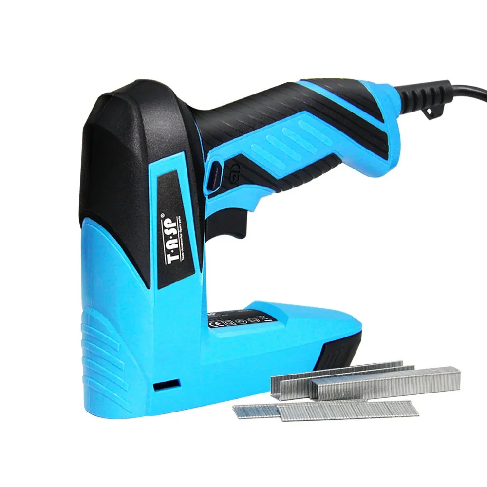 230V 2 in 1 Electric Staple Gun Construction Stapler Nail Tacker for Diyer Home Owners Upholstery Renovation Power Tools 240313