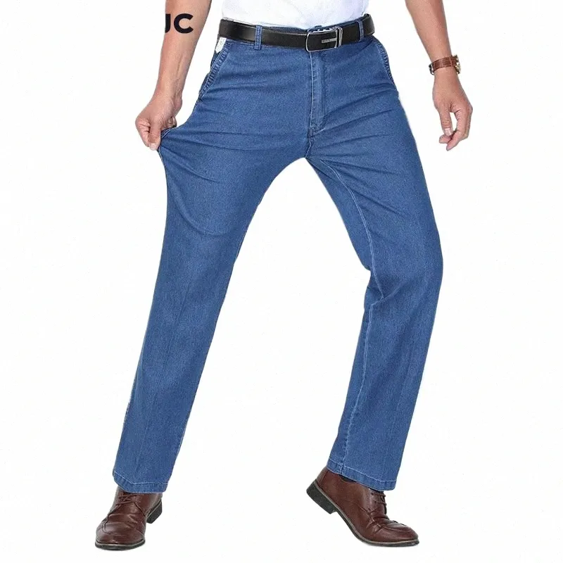 Été Fi Jean pour hommes Denim Pantalon décontracté Homme 2022 Pantalon Pantalon de survêtement Plus Taille Mer Pleine longueur Printemps Élastique MOOWNUC g1qh #