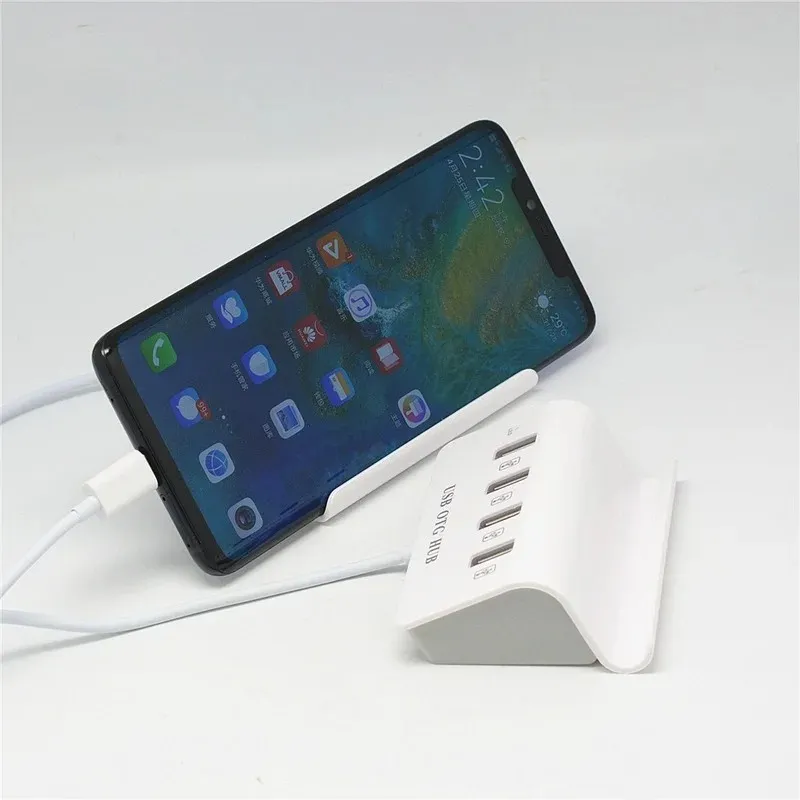 4-Port USB 2.0 Type-C Combo Hub Adapter OTG No App Need AB ABS Holder Multi USB C Rozdzielacz dla Xiaomi 6 Galaxy S8 MacBook Profor