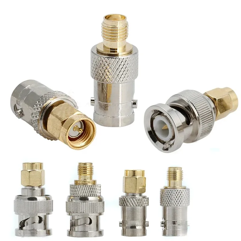 BNC zu SMA -Steckverbinder Typ männlichen weiblichen HF -Stecker -Adapter -Testkonverter Kit Set