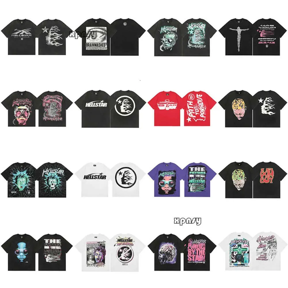 Hommes Designer T-shirt Graphique Tee Hip Hop Tees Femmes Hellstar Chemise Designers Tops Coton T-shirts À Manches Courtes Vêtements De Haute Qualité 562