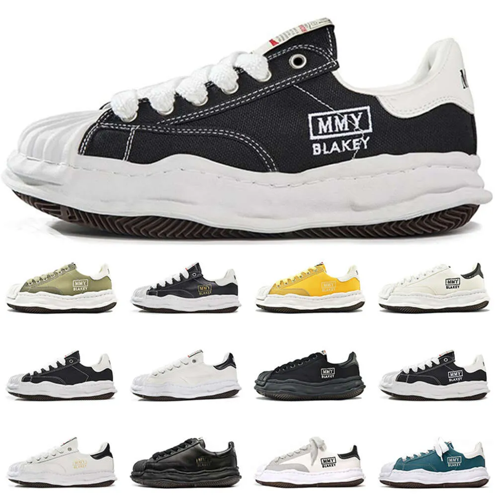 Desigenr scarpe scarpe casual OG Mihara Yasuhiro Sole Canvas Low MMY Scarpe per uomo donna sneakers firmate nero marrone giallo grigio scuro blu bianco blu scarpe da ginnastica da uomo