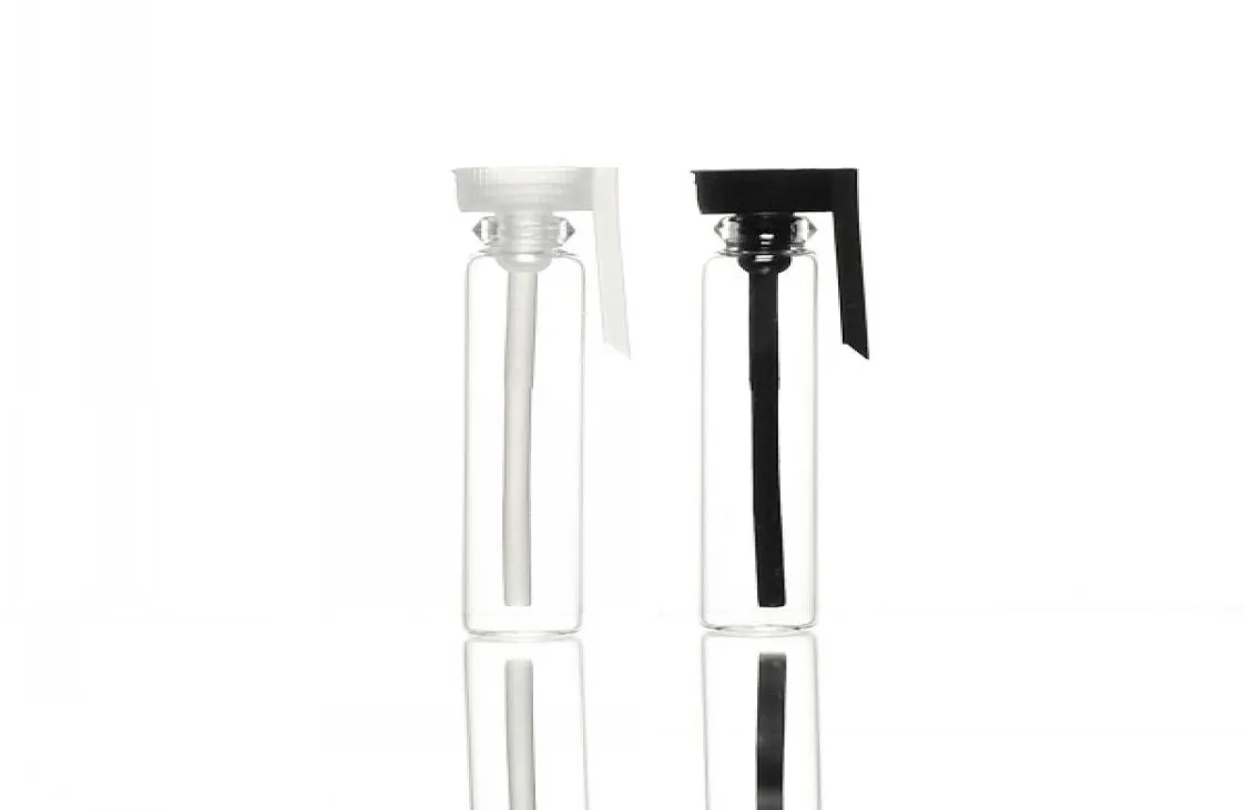 2ml透明なガラスミニ香水サンプルボトルバイアル補充可能な空の旅行化粧品コロン液体オイルフレグランスギフトパッキングボトル1849298