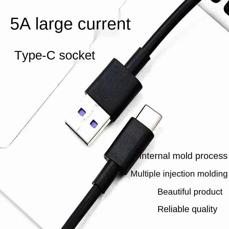 Cavo USB Tipo C Ricarica Rapida Cavi USB pour Xiaomi Mi 10 Samsung S10 S9 Huawei Mate 40 Téléphones Cellulaires Batterie de Batterie