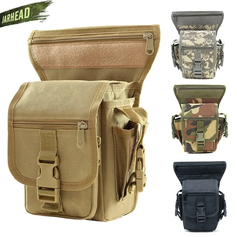 Bags Hot Tactical Drop Leg Bag Outdoor Sport Ride Leg Bag Military Waist bag Hunter Weapons Waterproof Drop Thigh Pouch MultiPurpose