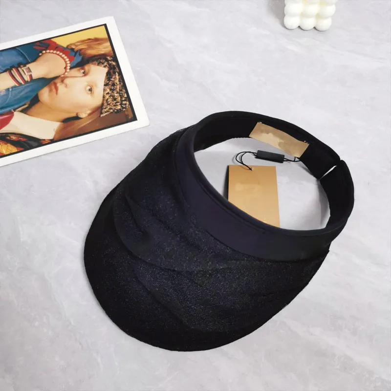 Moda Tasarımcı Geniş Kötü Şapkalar Zarif Boş Şapka Seyahat Giyim Büyük Brim Ultra Güneş Koruma Sporları Günlük