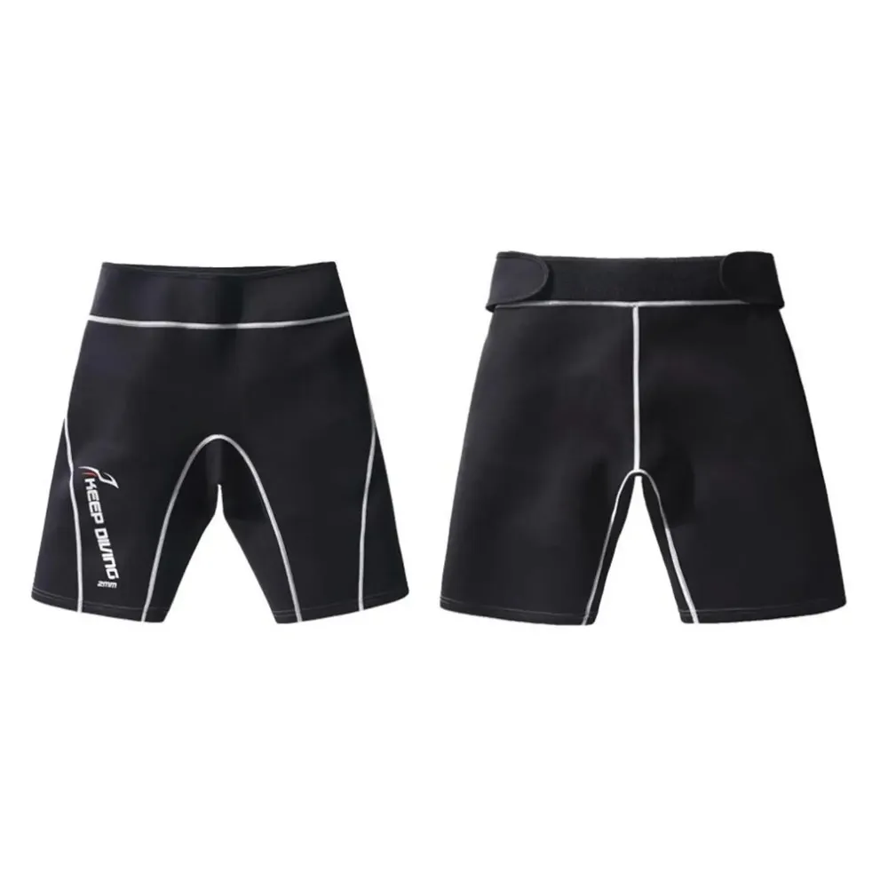 Men Women 2mm Neoprene Diving Shorts Swim Scuba Snorkeling Pants Wetsuits Keep Warm Water Aerobics Surfing Scuba Trousers