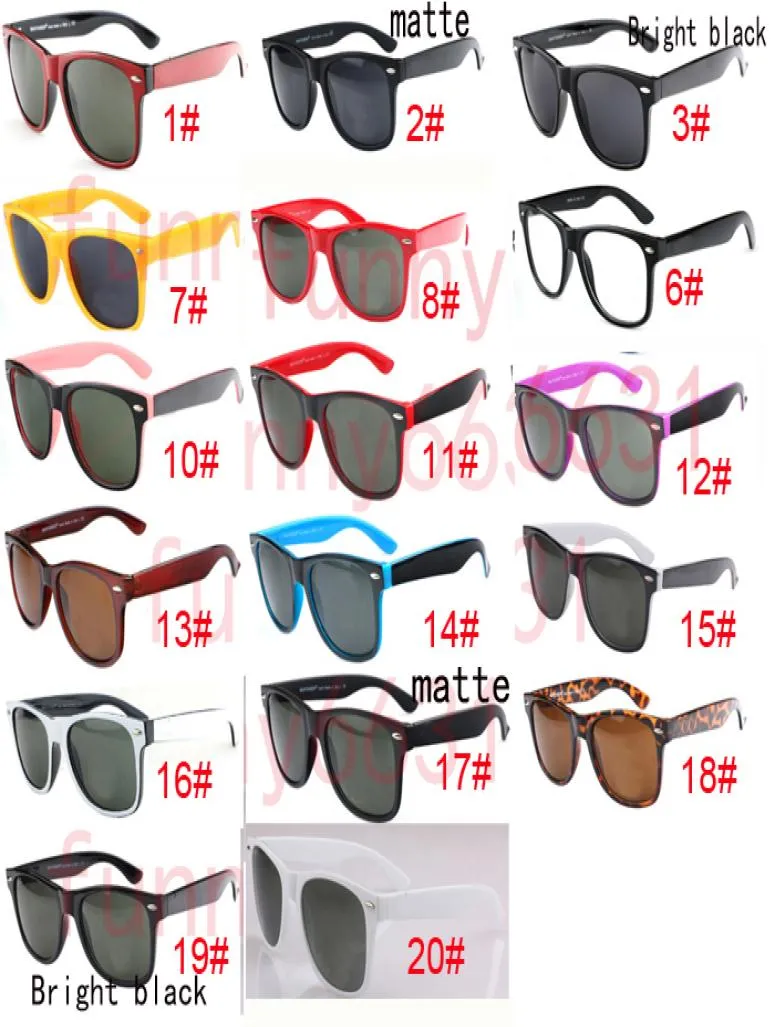 Marque d'été beachblac Mode pour hommes lunettes de soleil Protection UV Sport de plein air Vintage femmes lunettes de soleil lunettes rétro 18 couleurs 5657526