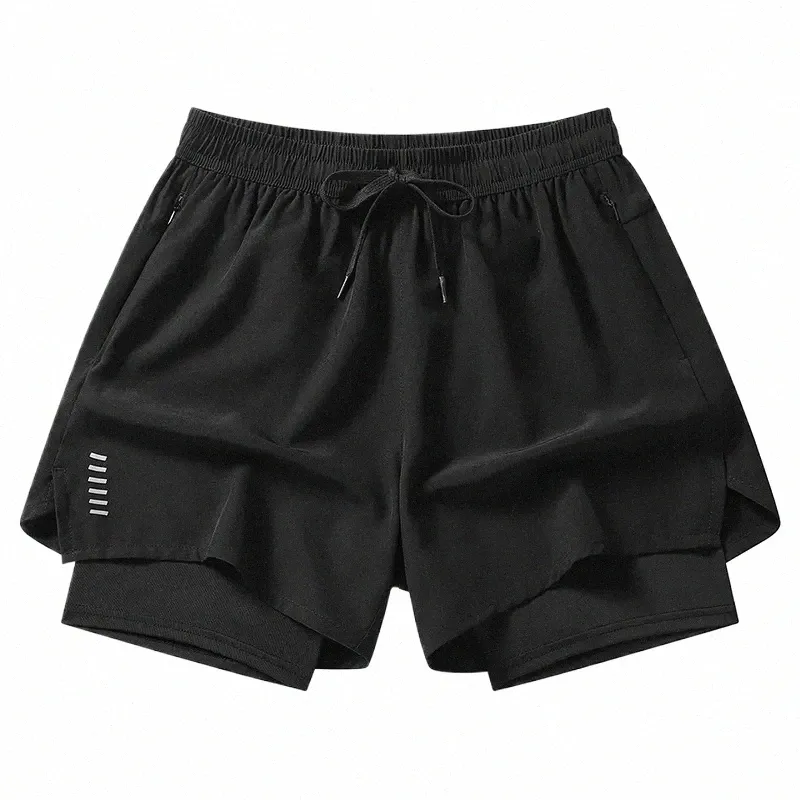 6-Pack Mens 2-in-1 Running Shorts: Quick Dry, Workout, Gym, Yoga