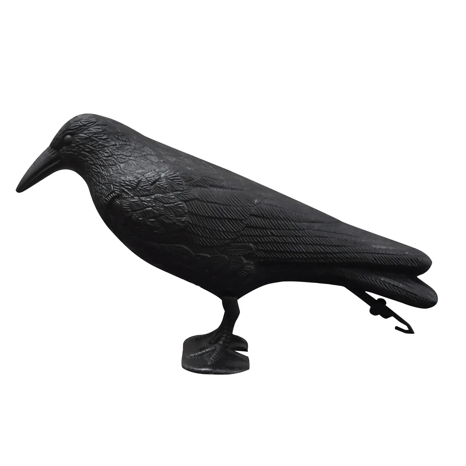 Sculptures Simulation Crow,Outdoor Hunting Fake Crow Raven Bird Hunting Decoy Deterrent Scarer Garden Pest Control Garden Scarer Bird Decoy