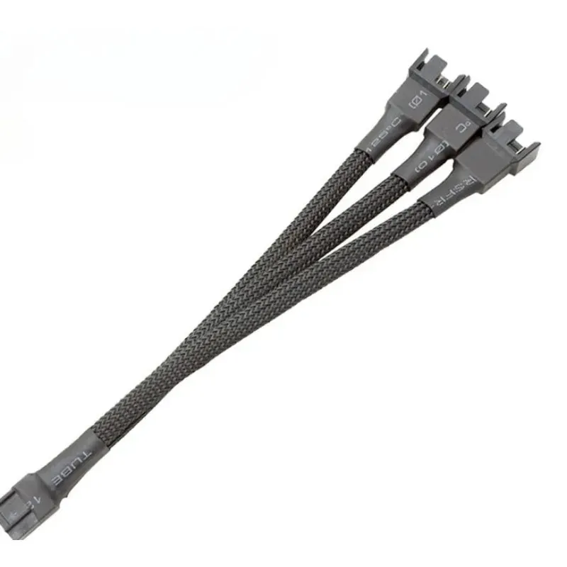 PH2.0 Mini 4-Pin PWM Fan Splitter Cable – 1 To 2 Way Y-Cable For GPU/Case Fans