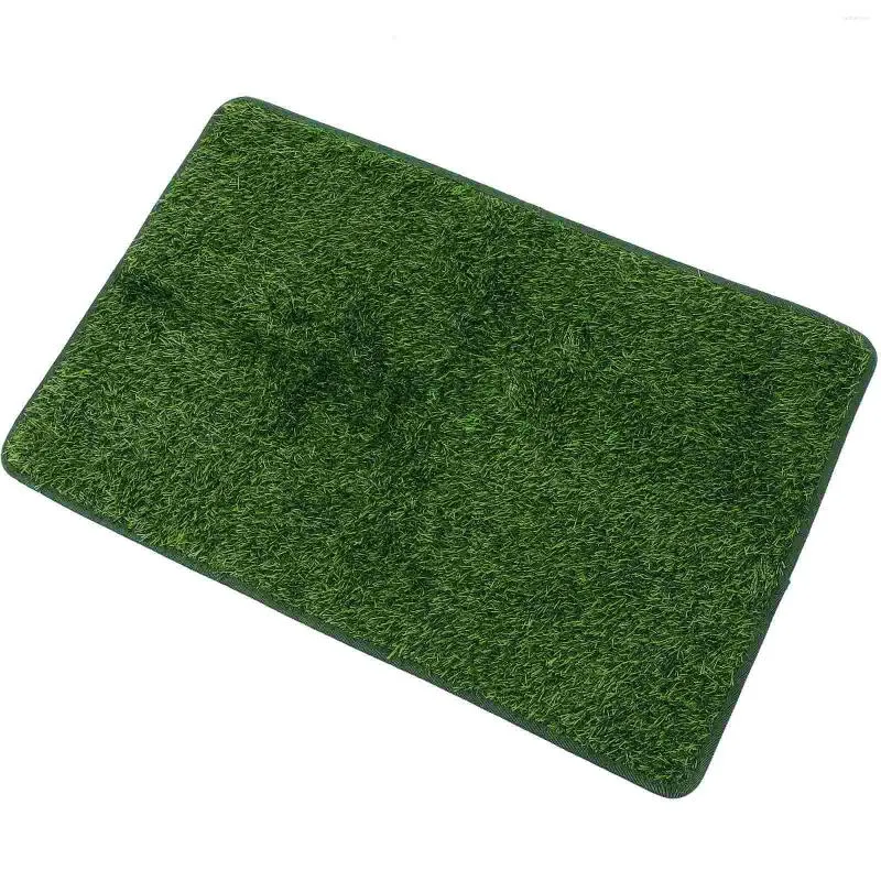 Decorative Flowers Popetpop Turf Grass Dog Pad Washable Pet Pee Pads Artificial Patch Potty Training Mat Reusable Incontinence Bed Absorbing