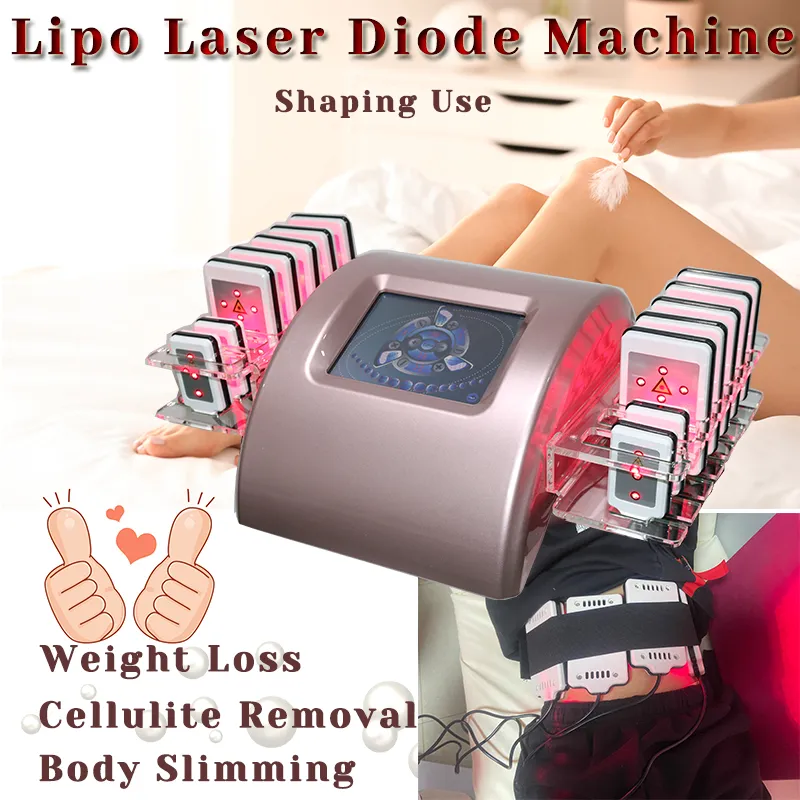 Lipolysis Fat Slimming Machine Body Shaping Lipo Laser Diode Weight Loss Abdominal Cellulite Reduction Shaping Body-Line Home Use