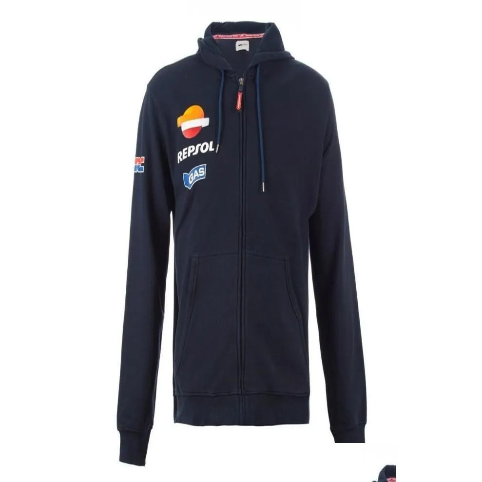 ملابس نارية للدراجات النارية سترة جديدة من النوع الثياب لسباق هوندا ريسينغ فريق Moto Men039S Sports Repsol Hoodies Windproof Black Red6245827 Drop Deli OTCFQ