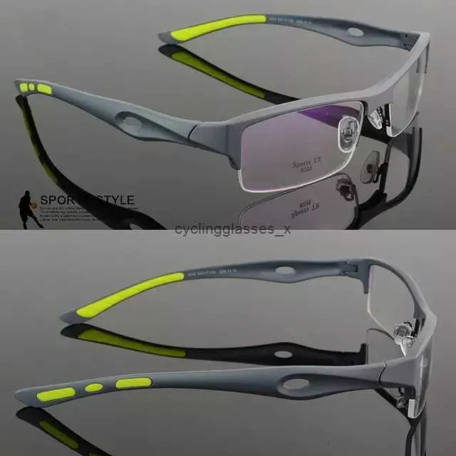 Armação de óculos esportivos TR90 ultraleve, armação de óculos de miopia, silicone ultramacio, antiderrapante, proteção para os pés, basquete