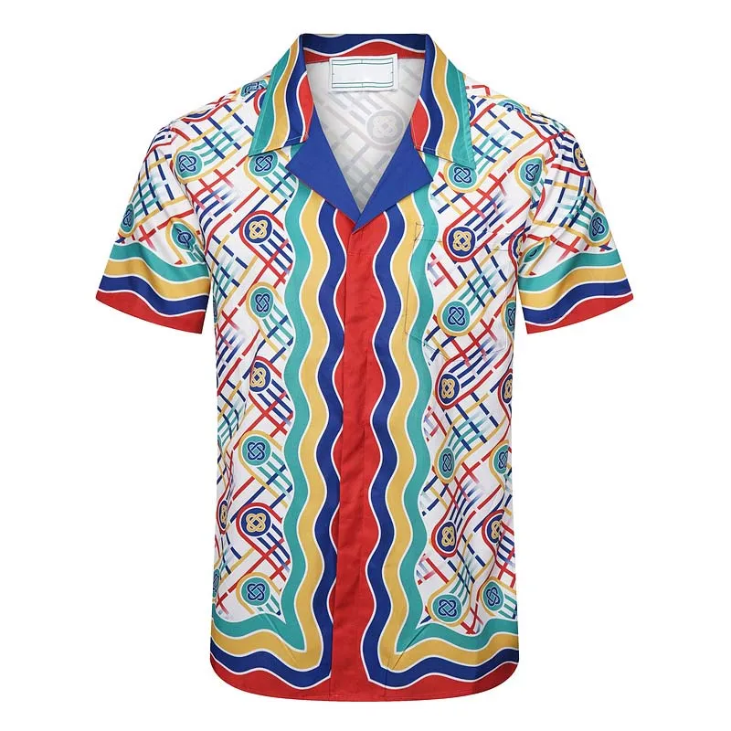 2Men Chemises de créateurs d'été à manches courtes Chemises décontractées Mode Polos en vrac Style de plage T-shirts respirants T-shirts ClothingQ298