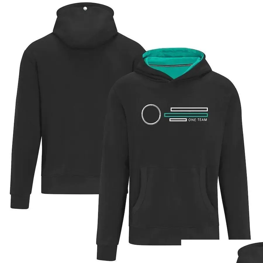 Motorcykelkläder 2022 Ny F1 Racing Team Hoodie Plover Sweatshirt Forma En fläktkläder kan anpassas samma stil Drop Deliv Otjgx