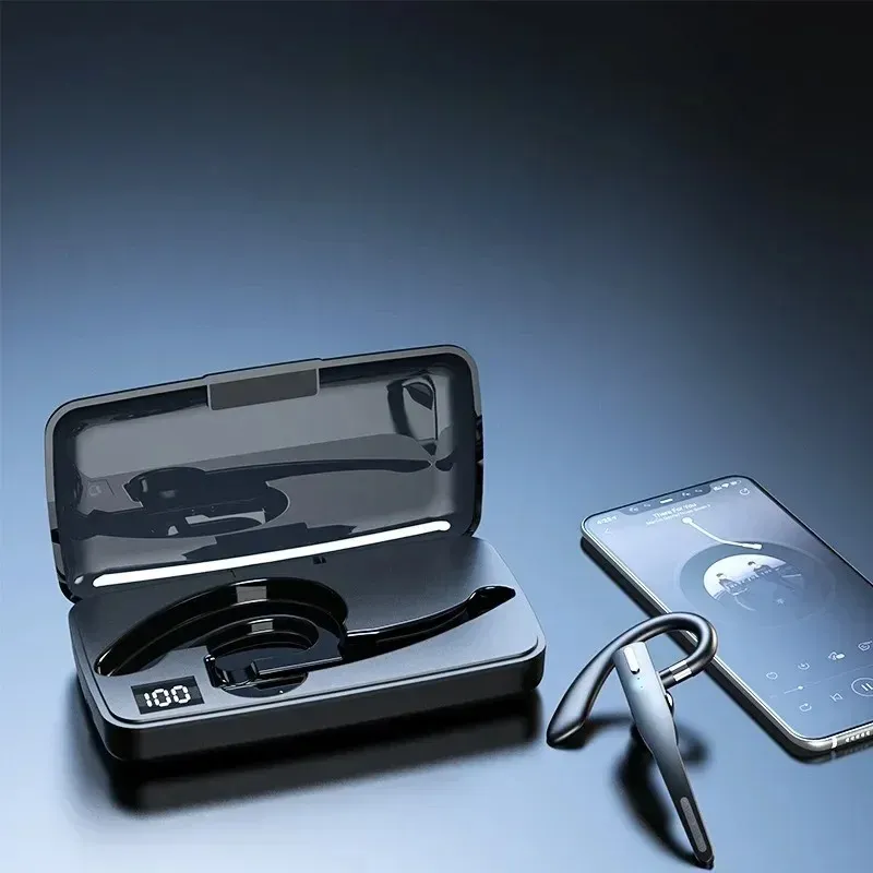 YYK525 Hängendes Ohr, kabelloses Bluetooth-Headset 5.1, Freisprecheinrichtung, ENC-Anrufgeräuschunterdrückung, Einohr-Business-Kopfhörer