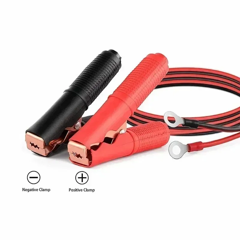 Cable de carga de extensión de conector de Clip de cocodrilo de batería de fusible 2024 30A, adaptador de liberación rápida, desconexión para Cables de motocicleta y coche