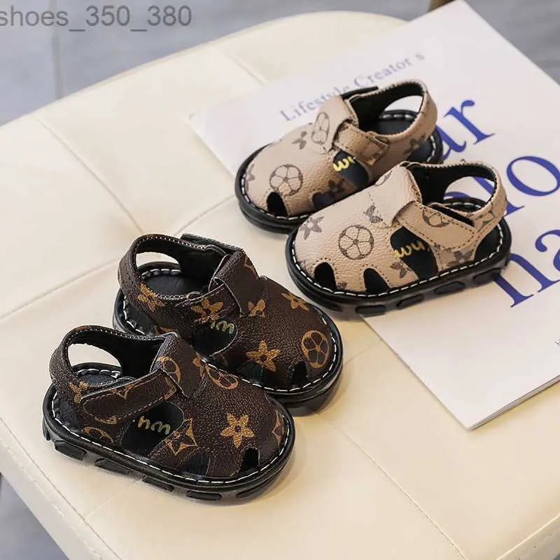 2024 Designer Sandals Born Baby Boys Fashion Summer Infant Kids Soft Crib Shoes Toddler Girls Anti Slip