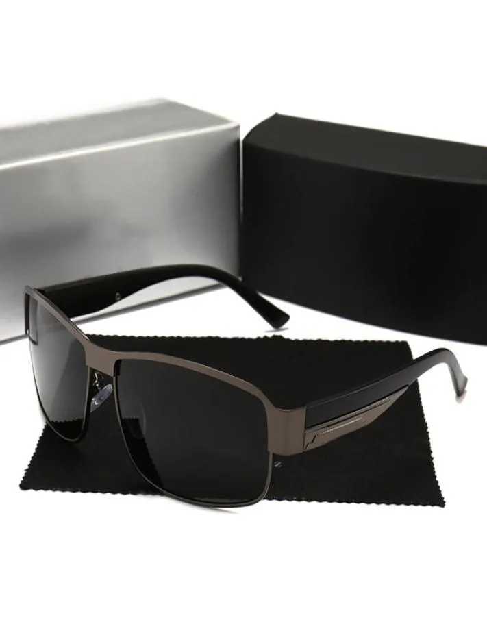 Unisex Sun Glass Langlebiger Gold Silber Metall Rahmen Private -Label Pilotschatten Sonnenbrille mit Box1603255