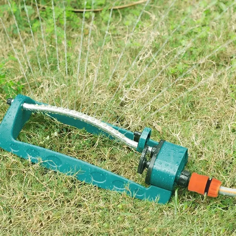 Arroseurs d'arrosage de jardin, buse de pulvérisation d'eau automatique, Rotation à 120 °, plusieurs modèles de pulvérisation, système d'irrigation de pelouse