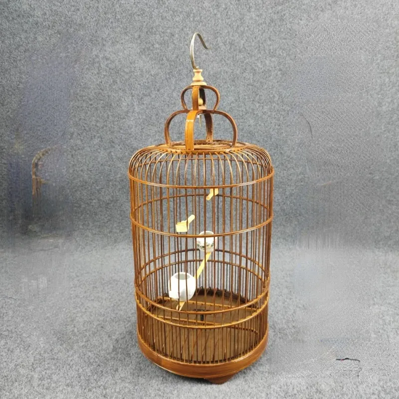 Nesten Houten Luxe Papegaai Vogelkooien Parkieten Klein Buiten Draagmand Vogelkooien Kanarie Voladera Para Pajaros Jaulas Huisdier Producten WZ50BC