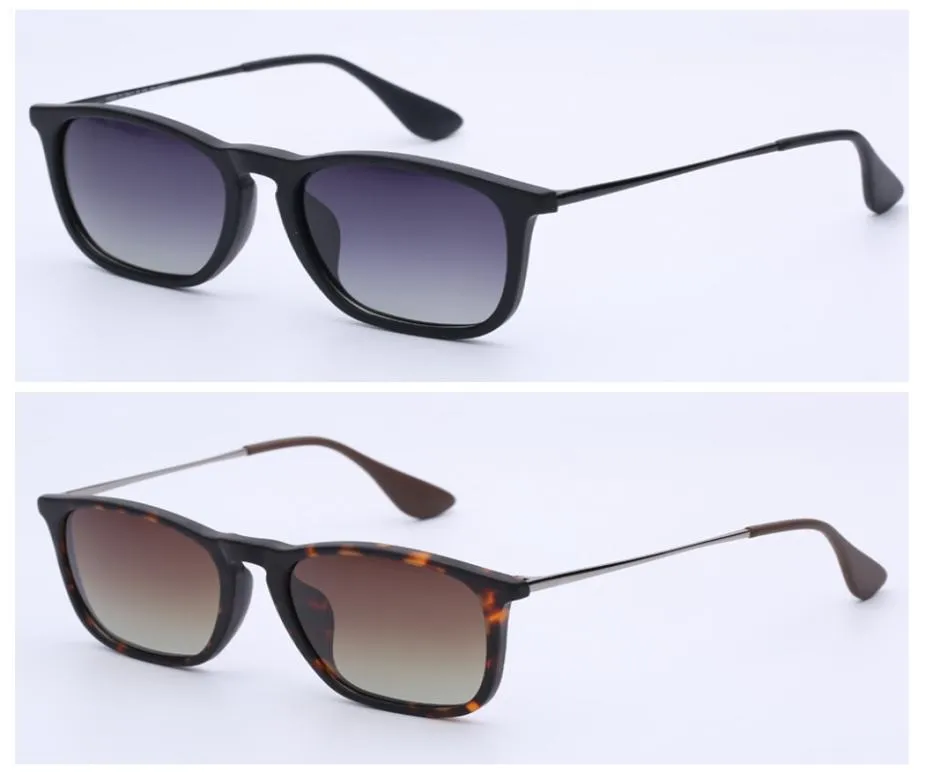 Solglasögon av högsta kvalitet Chris Real Polarised Lenses Män kvinnor med bruna eller svarta läderfodral Packages detaljhandelsutrustning 6295214