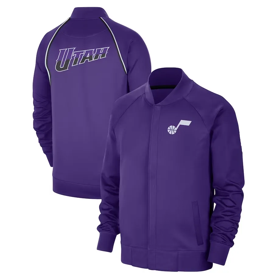 Men''Utah''Jazz''Purple City Showtime Thermaflex Full-Zip Jacket