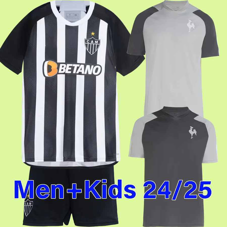 24 25 Atletico Mineiro Home Soccer Maglie 2024 Vargas M.Zaracho Sasha Elias 113 Edizione speciale Shirt Edition Away Keno Marquino Guga Uniforme da calcio uomini