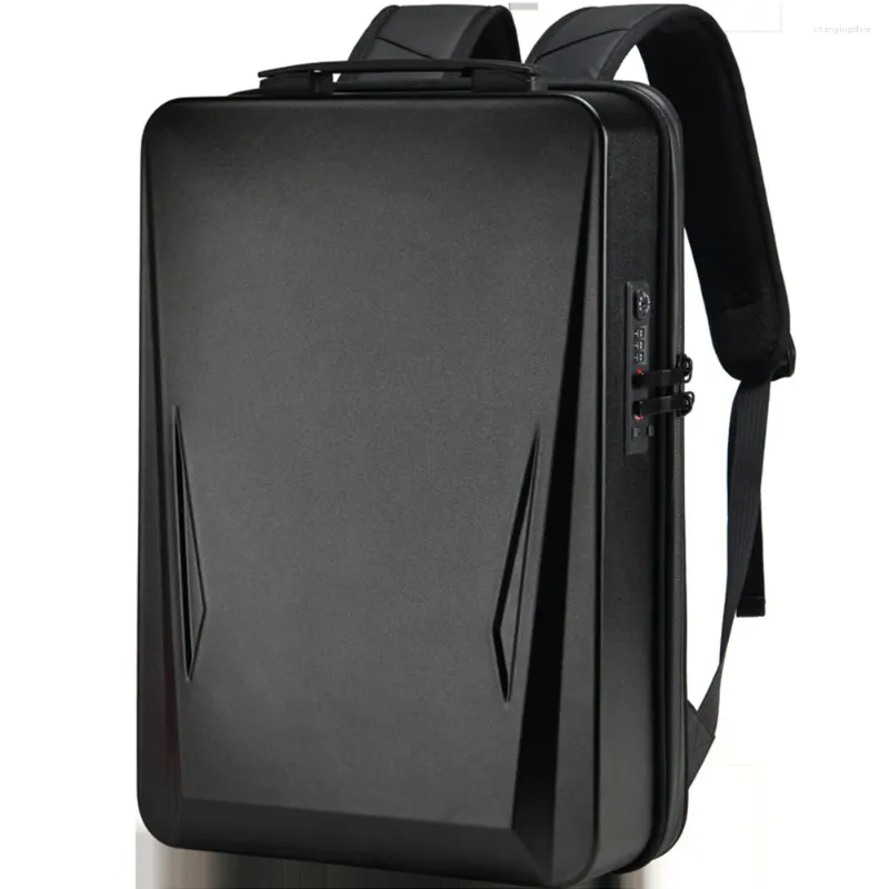 Plecak mężczyźni anty-kradzież 17,3 cala laptopa PC Hard Shell Game Notebook USB Wodoodporne plecaki torby podróży pakiet dla mężczyzny
