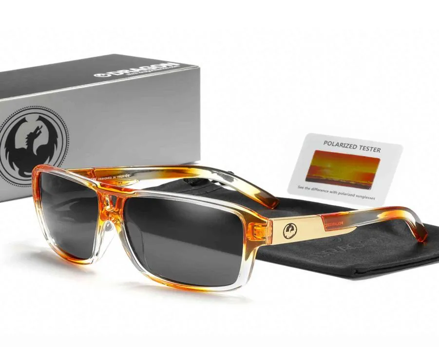 Солнцезащитные очки поляризованные солнцезащитные очки Dragon Uv400 Стакалы 12 Цвет Мужчины Женщины Лето 2021 Серия 9311076
