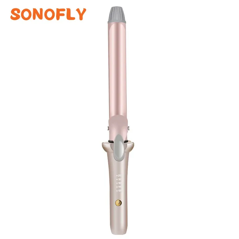 Fers SONOFLY professionnel infrarouge céramique Ion négatif soins des cheveux bigoudi chauffage rapide 5 température baguette Waver outils de coiffure JF622