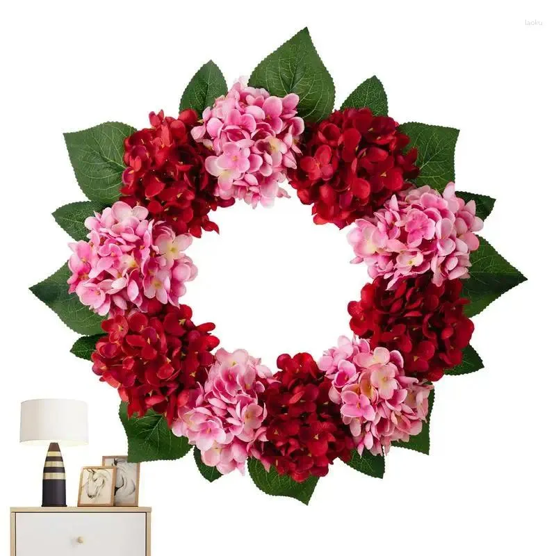 Decorative Flowers Summer Wreath For Front Door Artificial All Seasons Spring Floral Garden Wall