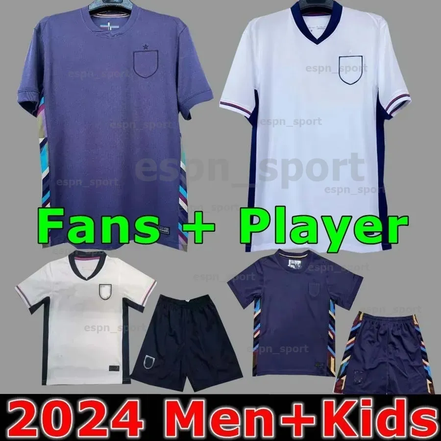 24 25 KANE FODEN Maglie da calcio Home Nazionale inglese STERLING SAKA RASHFORD Maglia BARKLEY SANCHO MOUNT GREALISH Uomo Bambini Kit Maglia da calcio Uniformi